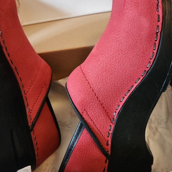 NWT Danish Clogs (Red) - Picture 5 of 7